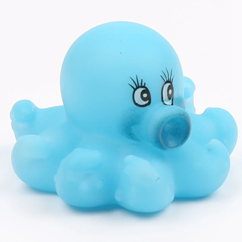 Детская игрушка ванная комната резиновая утка Kawaii Желтая утка воды игрушки морской жизни мультфильм игрушки для ванной игрушки для бассейна животные милые пляжные подарки - Цвет: ZWX147-18