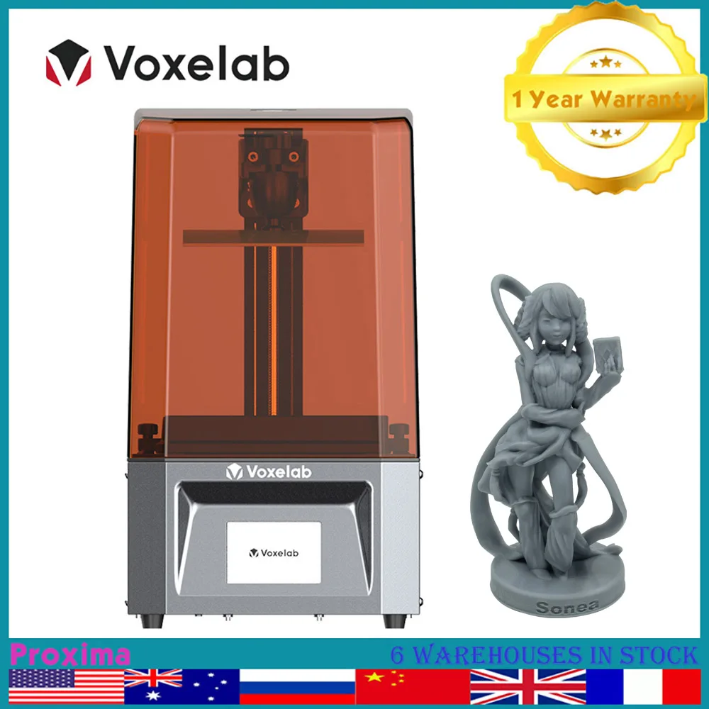 3D-принтер Voxelab Proxima LCD монохромный экран 6 дюймов фотоотверждаемая смола |