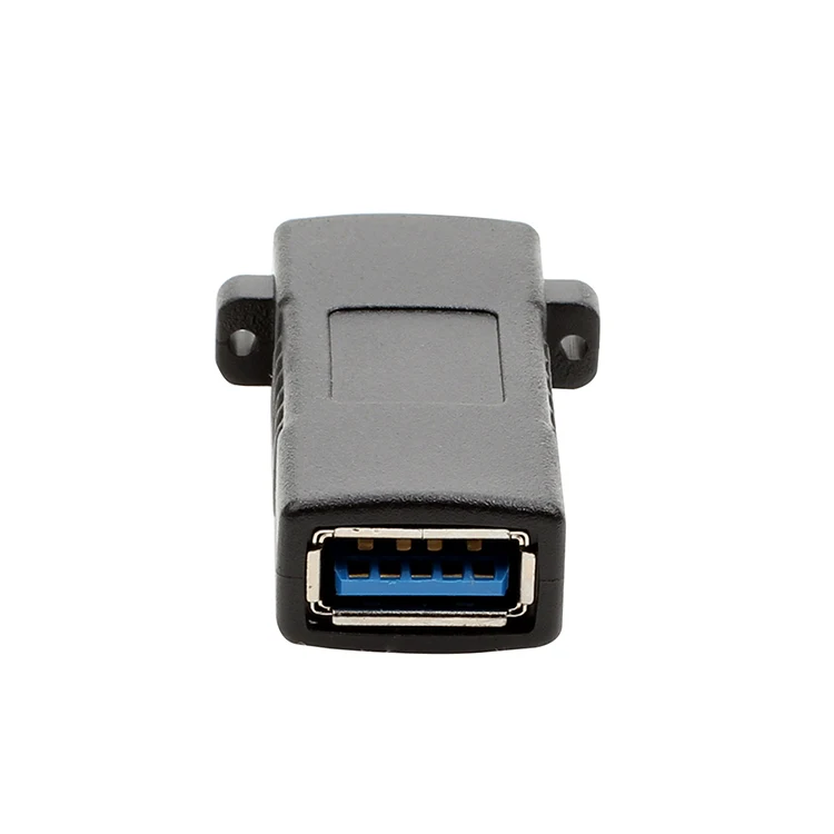 USB3.0 Женский к женскому с винтом адаптер с гнездом usb3.0 прямой через Расширенный ушной панельный адаптер