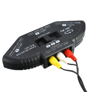 

3-in-1 Switch Selector Box Composite Splitter with 3-RCA Audio Video AV RCA Switch Selector