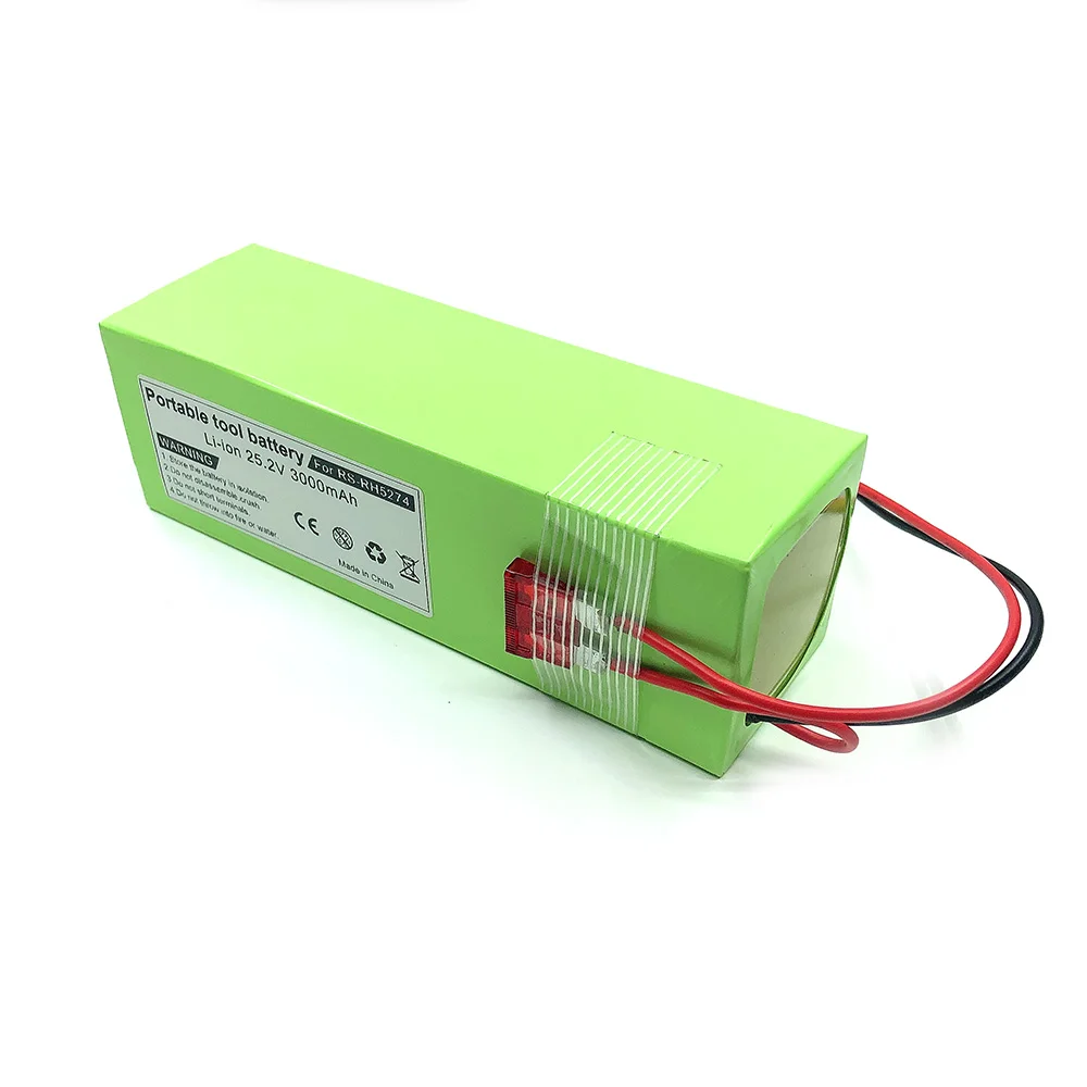 3000 мА-ч для Rowenta 25,2 V пылесос литий-ионная аккумуляторная батарея RS-RH5274 RH8827WO RH8828WO RH8829WO RH8870WO RH887101