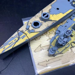 Feuille de masquage de pont en bois, pour Flyhawk FH1160S HMS Hood 1/700 échelle 1941, modèle de navire, accessoires de bricolage 