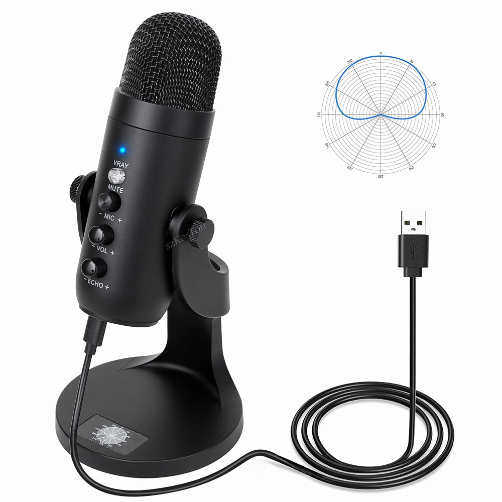 USB Reverberation Computer Microphone PC Gamer Live Broadcast Mic For KTV,  Meeting, Stage, Interview, Recording Microphones - AliExpress