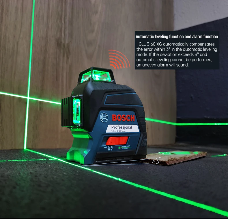 US $270.98 Bosch Laser Level Green 12line GLL360XG Marking Instrument Cast Line Instrument Plastering Dot wall Sticking Instrument