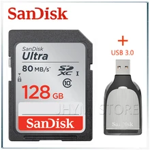 Sandisk ultra sd-карта 128 Гб карта памяти 64 Гб тарджета sdcard Сан диск карта памяти 32 Гб 128 sd карта kaarten karty