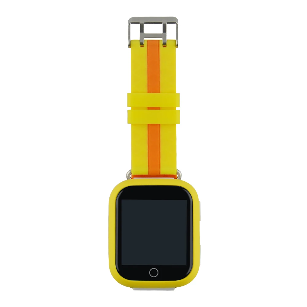 Yellow No Box Wifi gps Смарт-часы Q100 1,54 ips цветной сенсорный экран gps-трекер с анти-отброшенным сигналом дистанционного моноторинга онлайн - Цвет: Yellow No Box