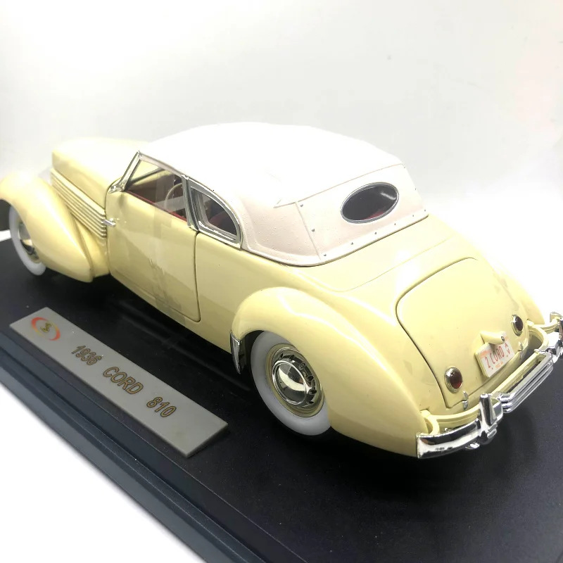 Rare 1/18 New Special Die-cast Metal 1936 Cord 810 Cote Model Car Home Display Collection Toys For Children