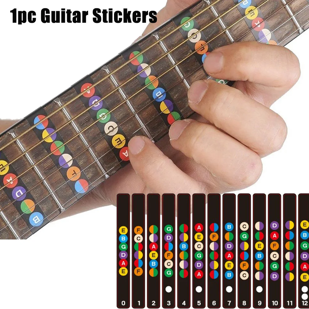 Stickers Acoustic Guitar Learning Guitar Accessories Labels