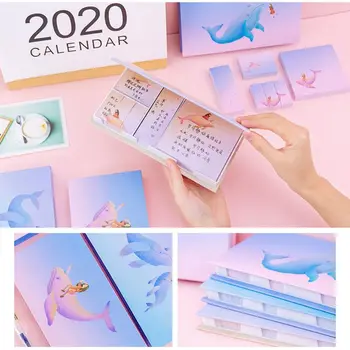 

Kawaii Whale Sticky Notes Notepad Memo Pad Diary Reminding Plan Schedule School