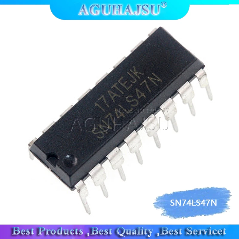 10шт. SN74LS47N DIP16 SN74LS47 DIP 74LS47N 74LS47 Новый и оригинальный IC|ic dip|dip ic |