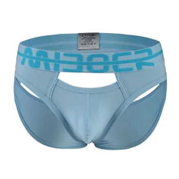 

2020 Top quality Gay Men Underwear Summer Men's Underwear Briefs Ice Transparent Low Waist Sexy Panties Gay Seamless Silkly