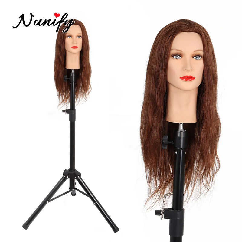 Штатив Nunify для манекена, голова парика с подставкой для парикмахера, тренировочный манекен, держатель для головы, зажим, форма для
