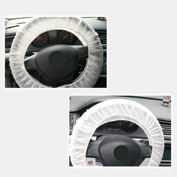 

High quality Steering Wheel Covers Anti-dust Soft Waterproof 100Pcs Car