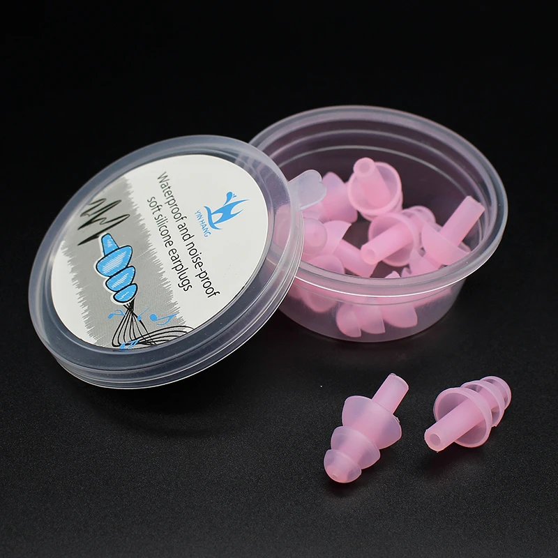 10pcs Ear Plugs for Sleeping Waterproof Earplugs Silicone Noise Earplug Motorcycles Concerts Reusable Music Filter Anti Noise