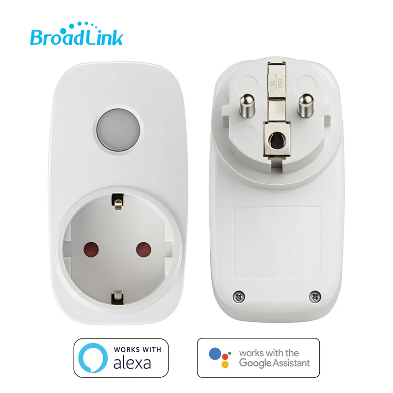 Broadlink SP3 SP3S ЕС США розетка умный дом пульт дистанционного управления таймер с энергетическим монитором Wifi IOS совместимый с Alexa Echo Google Home - Цвет: SP3S Power meter