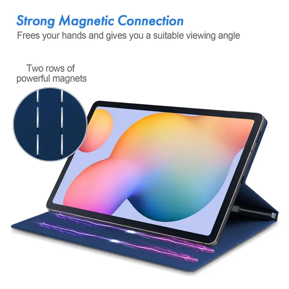 Чехол для Samsung Galaxy Tab S6 Lite SM P610 P615 магнитный поглощающий чехол 10 4|Чехлы планшетов и