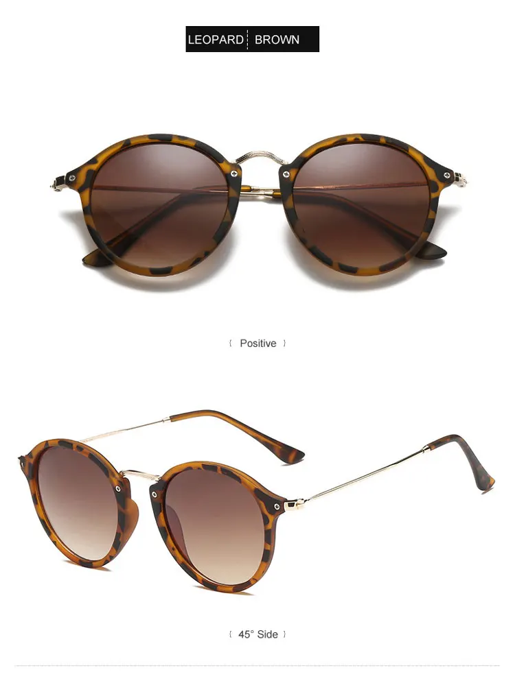 Ретро Круглые Солнцезащитные очки женские винтажные высококачественные брендовые дизайнерские женские очки роскошные круглые оттенки солнцезащитные очки Gafas UV400
