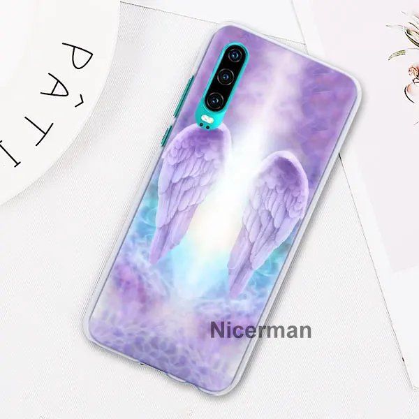 Чехлы для телефонов Angel Wings для huawei P30 Pro P10 P20 Lite P30 Lite P Smart Plus Жесткий Чехол для ПК - Цвет: 02