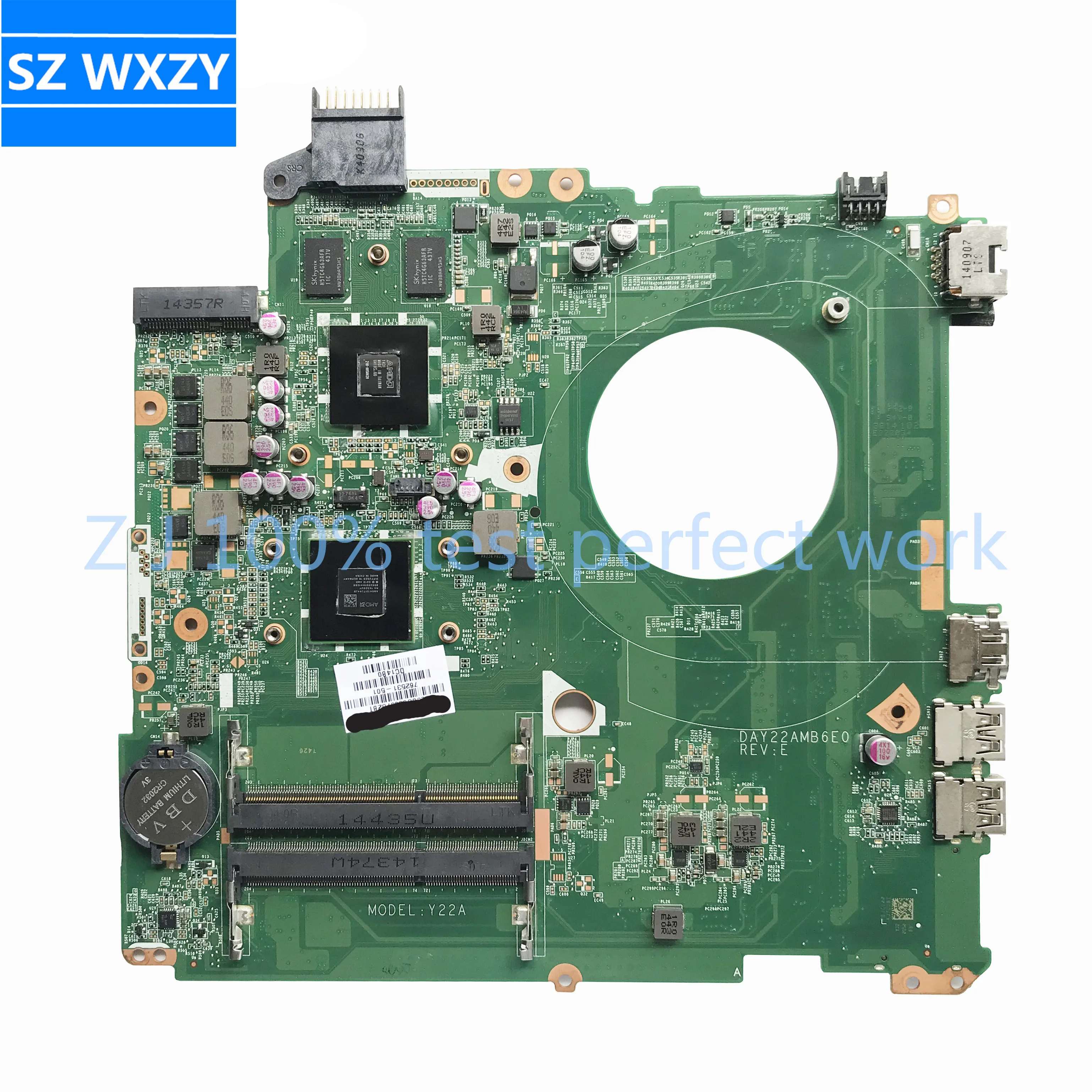 For HP 15-P Series Laptop Motherboard 762531-501 762531-001 DAY22AMB6E0 With A8-6410 CPU R7 M260 2GB GGPU 100%Tested Fast Ship | Компьютеры