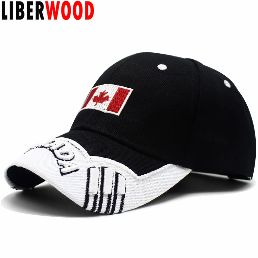 Бейсболка LIBERWOOD в виде канадского папы Кепка с канадским флагом и Кленовым листом