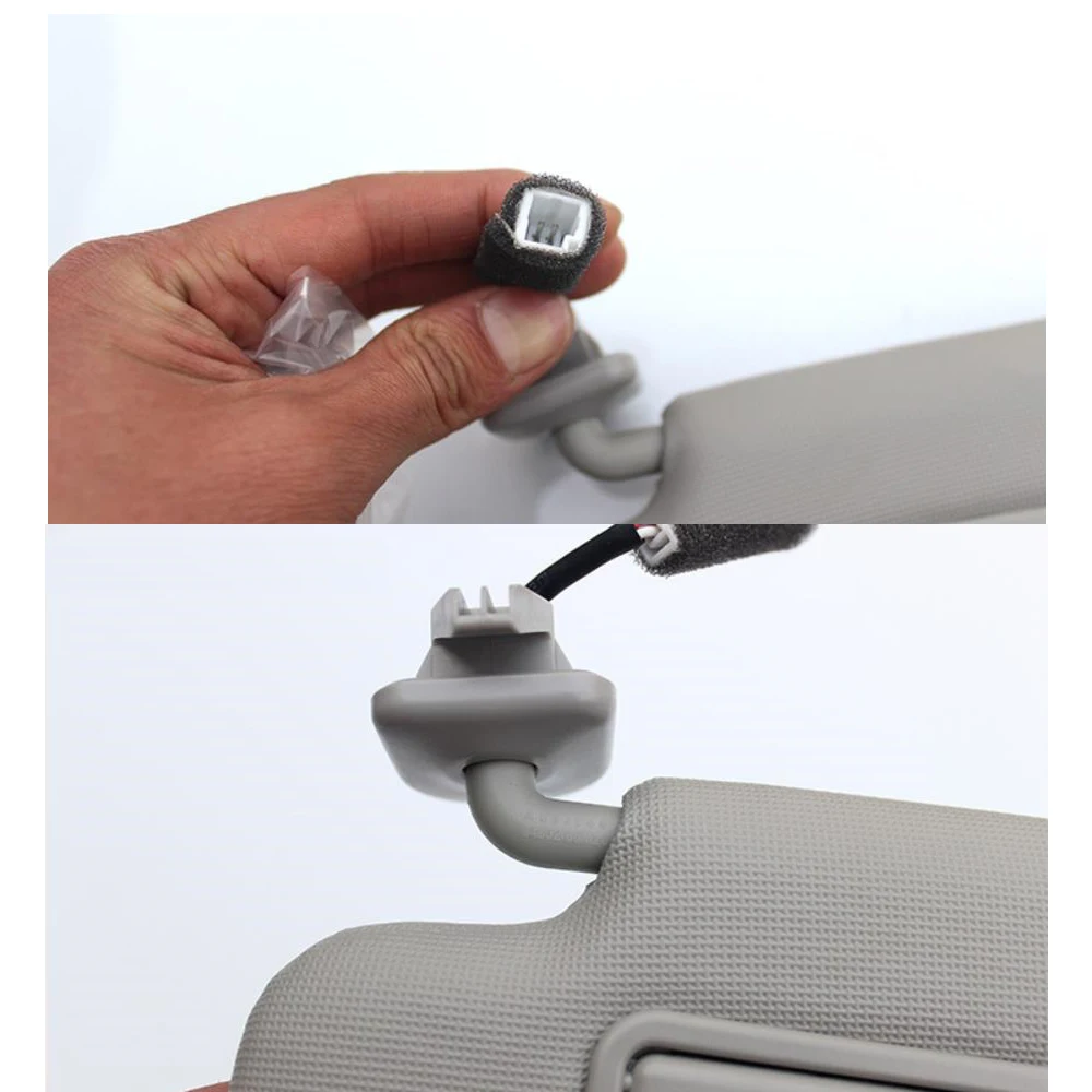 Alette parasole auto Visiera Parasole Interna per Grand Vitara 2016-2019 con Specchio,Sinistra Grigio
