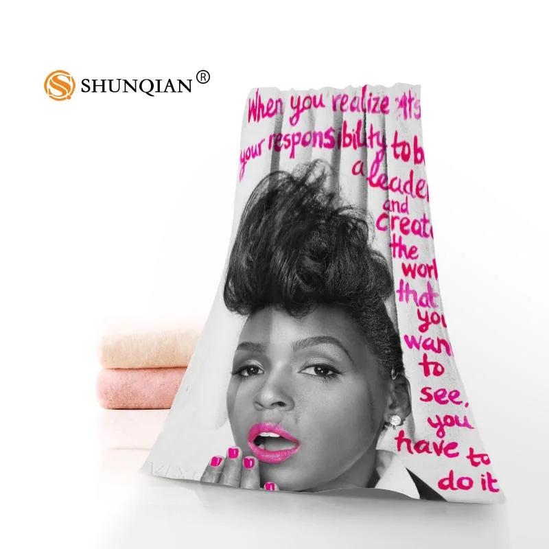 Изготовленное на заказ Janelle Monae 35x75 см полотенце для лица s facmarleth бамбуковое волокно мочалка быстросохнущее спортивное полотенце - Цвет: 12