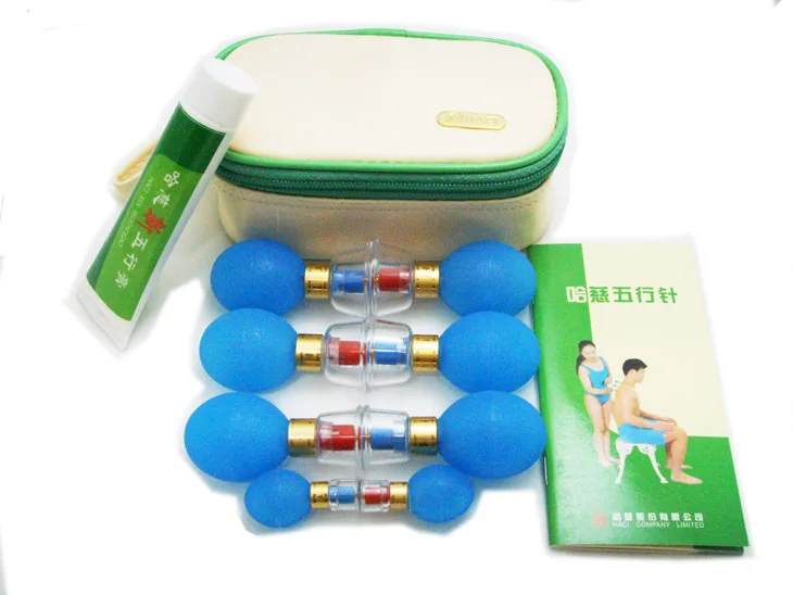 HACI Magnetic Acupressure Suction Cup Sliver 18 Needles MASC Manipulation Acupunture And Cupping Free Shipping | Красота и здоровье