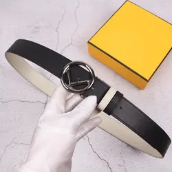 Top Imported Cowhide For Women Jeans Skirt Belt 35mm Luxury Brand Designer Fashion 1:1 High Quality Belts Waistband Original Box