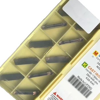 

10 Pcs MGMN300-H LF6018 Carbide Inserts Grooving Parting FOR CNC Stainless Steel