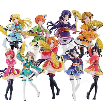 

Love Live Sonoda Umi Rin Hoshizora Honoka Kousaka Anime Sexy Girl Figure Kimono Ver. Adult PVC Action Figure Toy Model Doll Gift