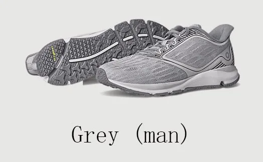 men gray 42 size Xiaomi Amazfit Antelope уличные спортивные кроссовки для бега, цельные тканевые верхние ERC резиновые кроссовки с Поддержкой Smart Chip весна-лето - Цвет: men gray 42 size