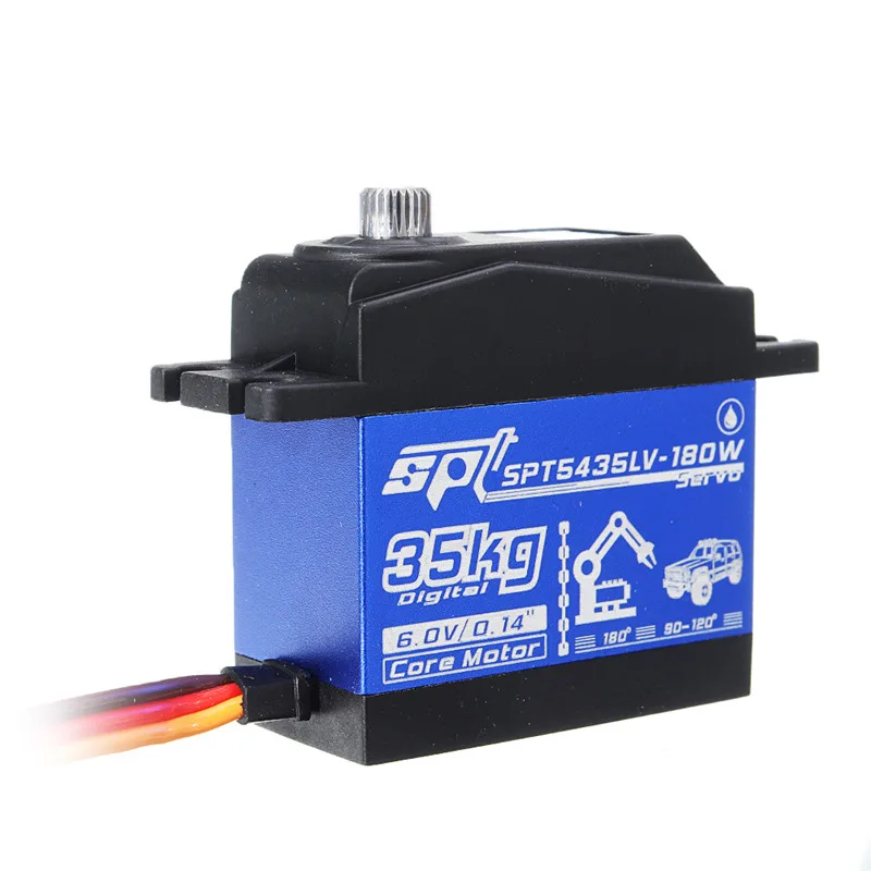 

SPT Servo SPT5435LV-180 35KG Large Torque Metal Gear Digital Servo For RC Robot Arm/Car/Racing Drone FPV Model Spare Part