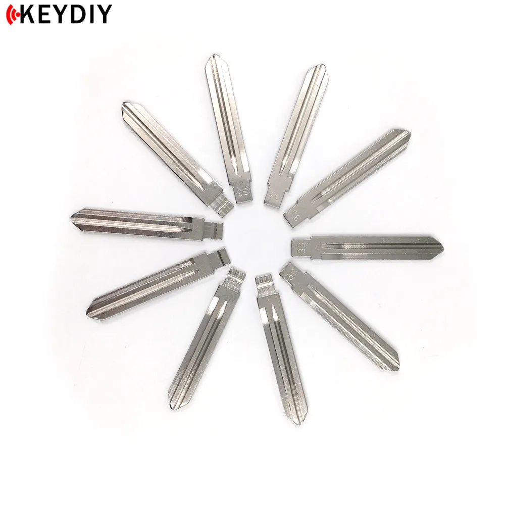 KEYDIY 10 шт./лот металлическая заготовка необработанный откидной ключ KD с