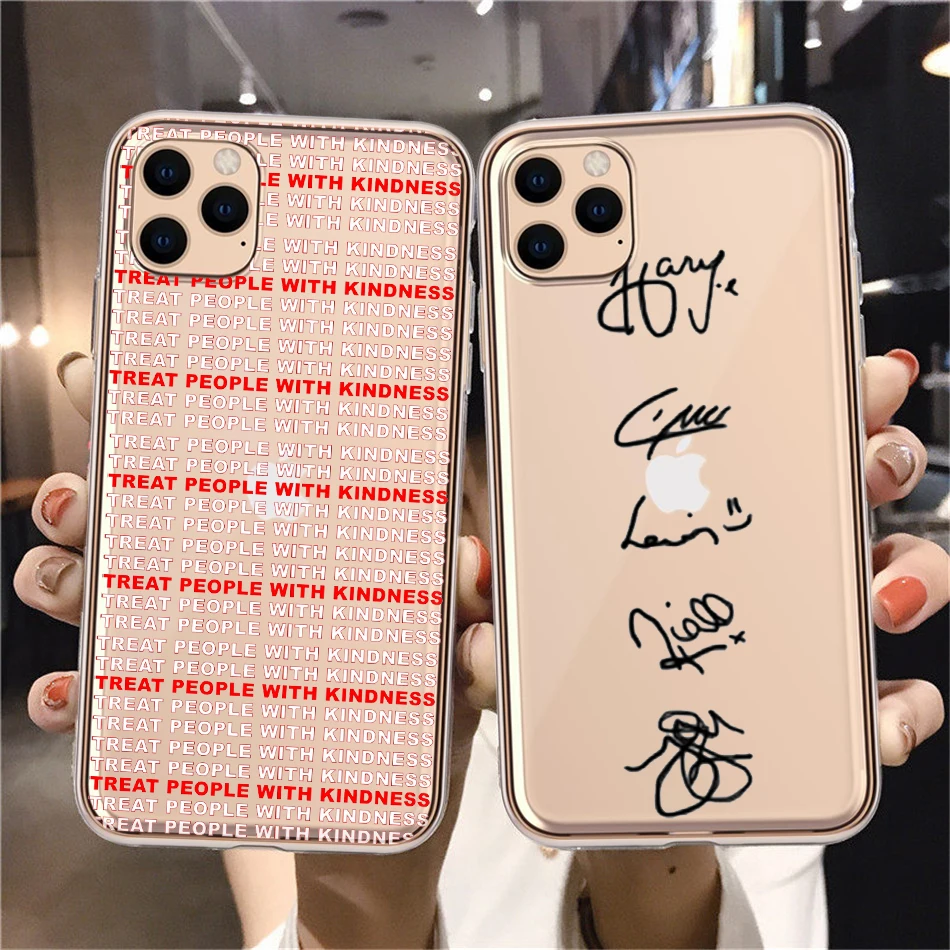Чехол для телефона One Direction Harry Styles Love On Tour 2020 iPhone 12 mini X XR Xs Max 11 8 7 6 5 SE2020 прозрачный