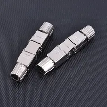 

Cat6A Cat7 Cable Extender Junction Adapter Connection Box RJ45 Lan Cable Extension Connector Full Shielded Toolless