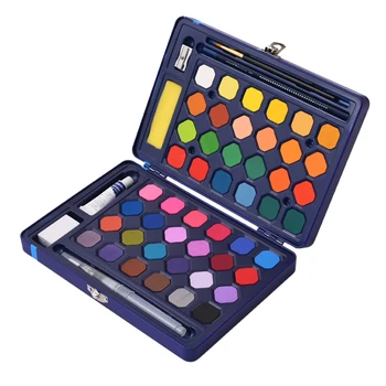 

1 Set Watercolor Paint Creative Solid Professional Durable Practical Watercolor Paint for Artist Friends Children