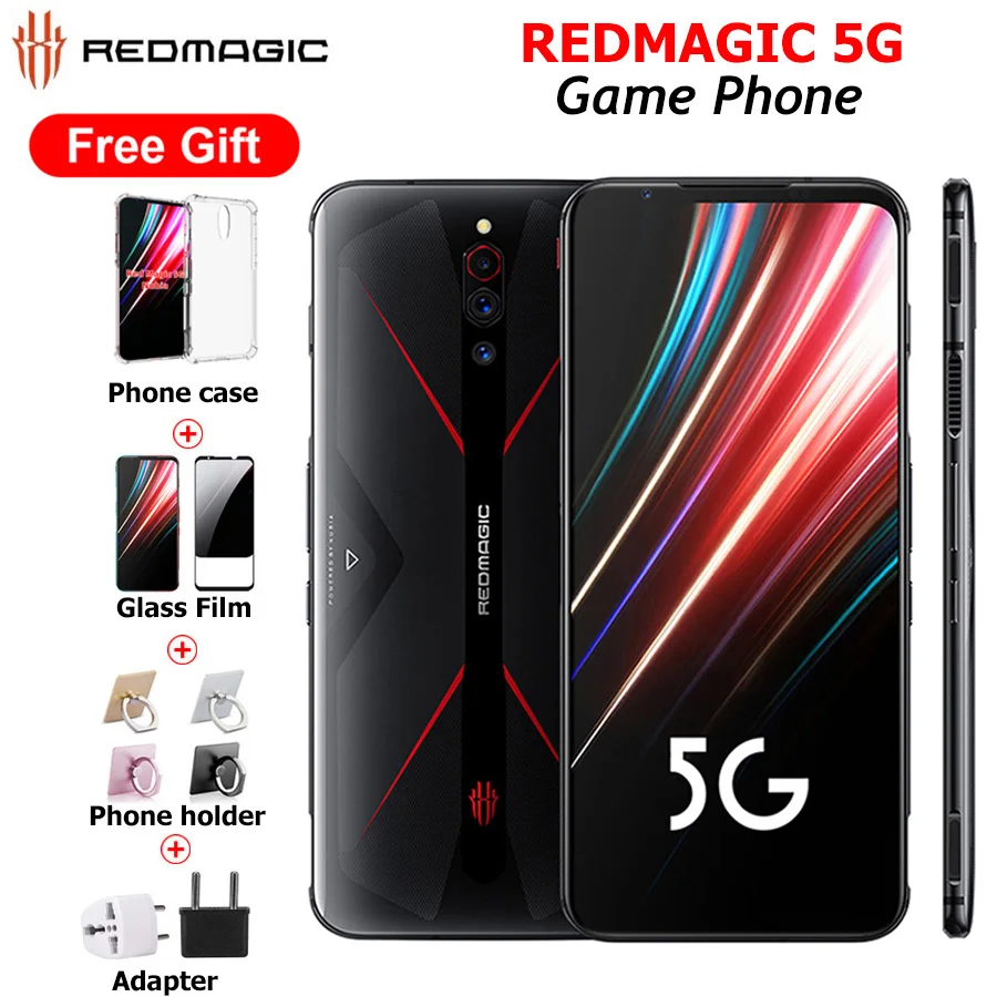 Глобальная версия ZTE Nubia RedMagic 5G, игровой телефон 6,65 Глобальная версия ZTE Nubia RedMagic 5G, игровой телефон 6,65