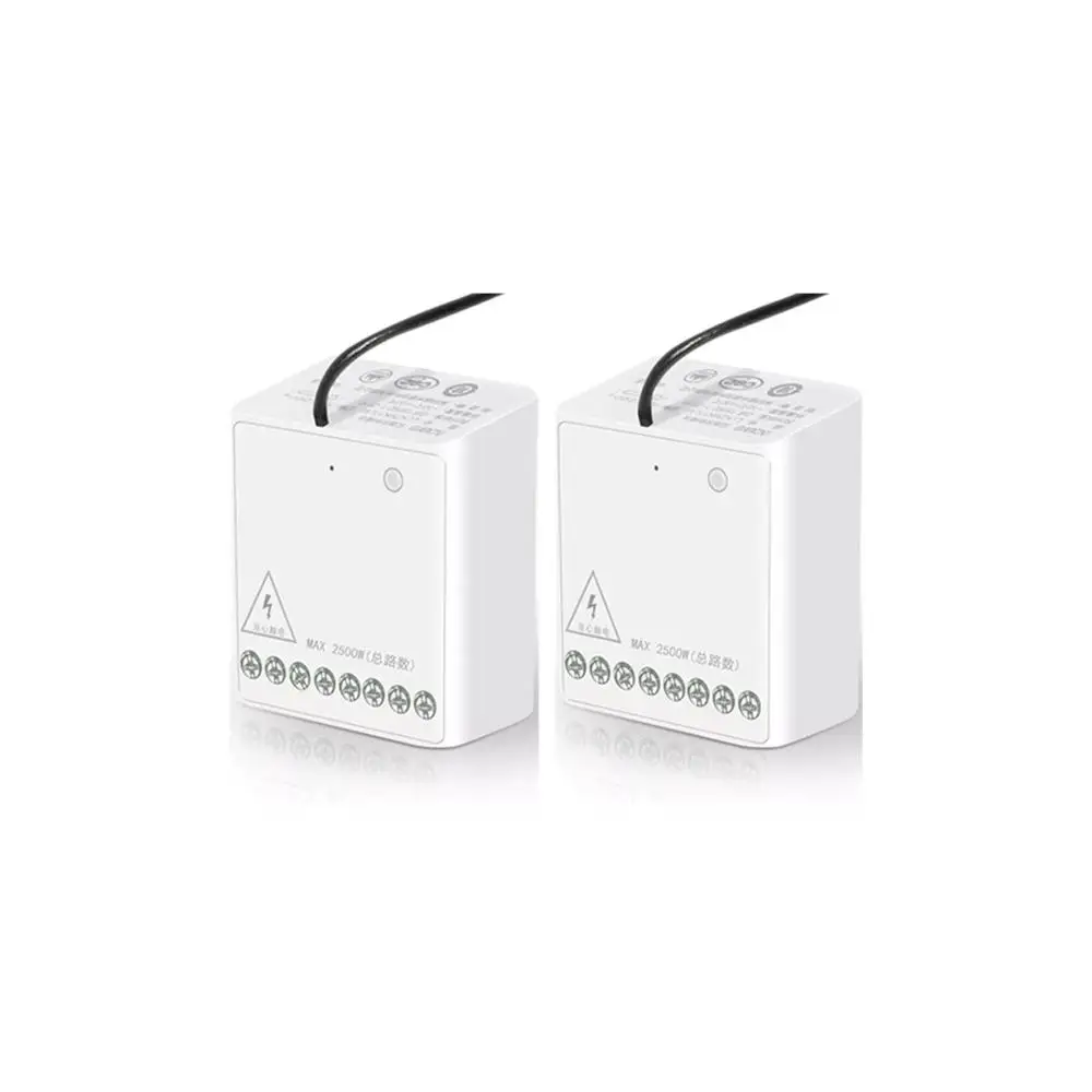 2 Pieces Xiaomi Интеллектуальный двухсторонний модуль Aqara умный таймер настройки приложение управление Zigbee Беспроводное управление Лер несколько устройств умный дом - Цвет: 2 Pieces