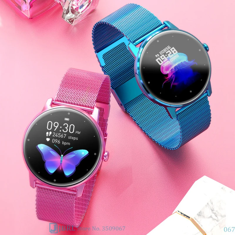 Новинка женские Смарт часы электронные смарт для Android IOS фитнес трекер