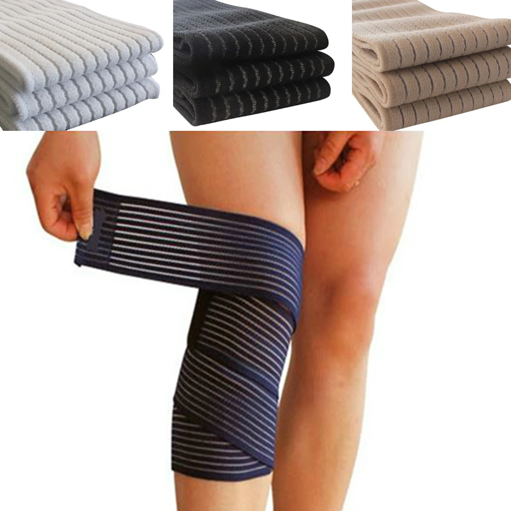 

1Pcs Cotton Elastic Bandage For Wrist Calf Elbow Leg Ankle Protector Knee Support Band Sport Tape Fitness Safety Outdoor Sports