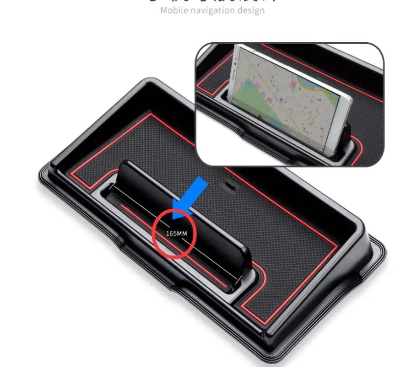 Применение только для Suzuki JIMNYJB74 центральный контрольный Инструмент платформа JB64 ящик для хранения мобильного телефона кронштейн