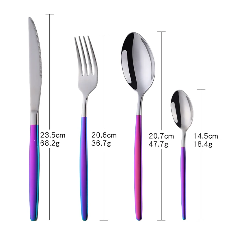Rainbow Silver 1Set