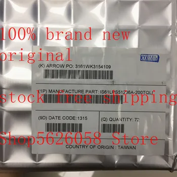 

IS61LPS51236A-200TQLI QFP 100% new original freeshipping 3PCS-100PCS/LOT STOCK