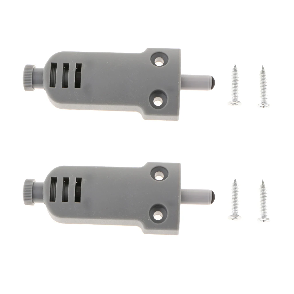 2pcs&nbsp;Wardrobe Cabinet Door Damper Noise-cancelling Soft Close Buffer Cushion for Heavy-duty Kitchen Doors- Gray