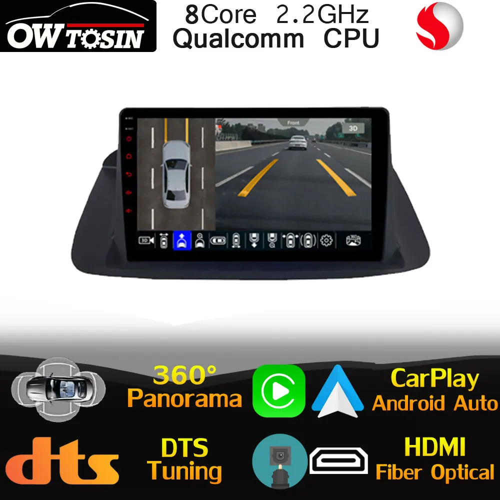 Процессор Qualcomm Android для Honda Accord 8 CU CW Acura TSX автомобильное радио GPS HDMI WiFi DSP стерео 4G LTE