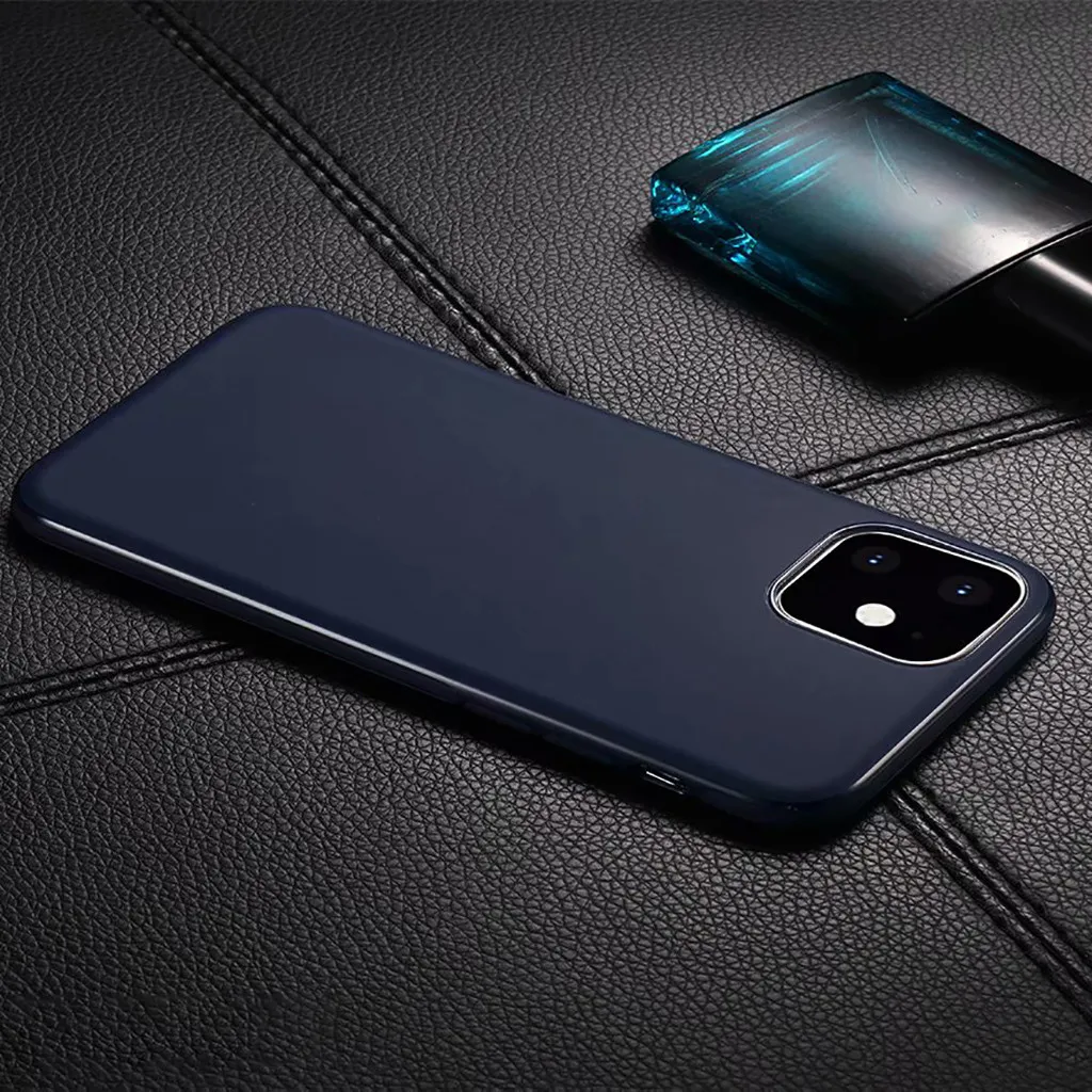 Магнитный Тонкий защитный чехол для iPhone 11 ультратонкий магнитный автомобильный держатель Невидимый встроенный металлический чехол для iPhone 11