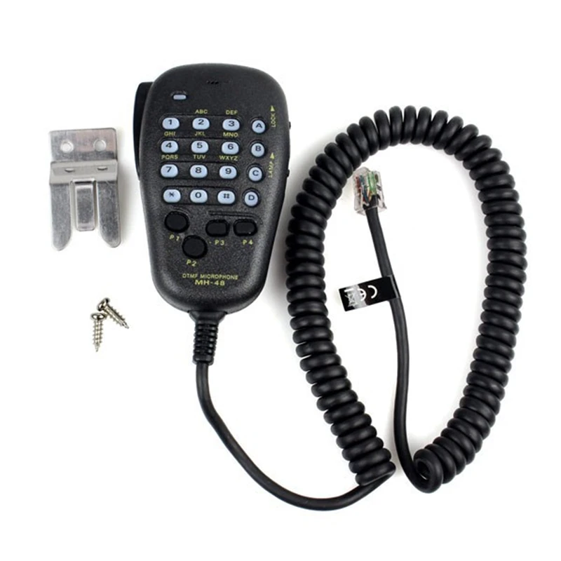 FT-1807 FT-1802M FT-1907 FT-7800R FT-7900 Hand Microphone For YAESU Car Radio Interphone Boat High Frequency Walkie-Talkie MH-48