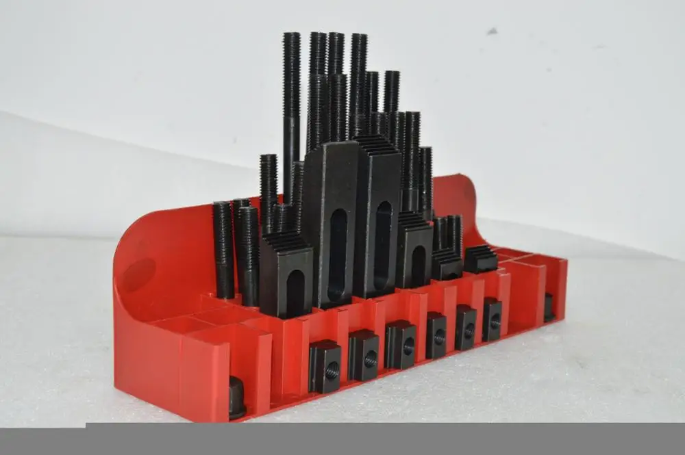 S45C Solid Steel Clamping Set 58pcs Mill Clamp Kit Vice Metex Milling Machine M12