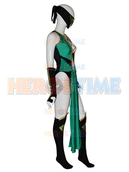 Mortal Kombat Jeannette супергерой косплей костюм лайкра Хэллоуин сексуальный zentai боди для женщин девочек