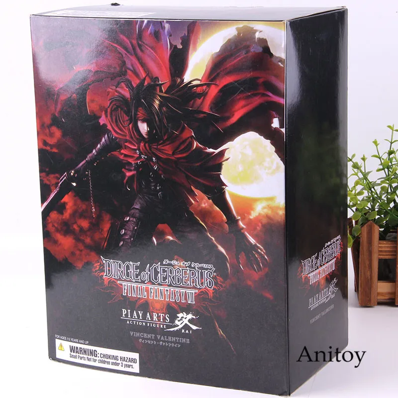 Dirge of Cerberus Final Fantasy VII Play Arts KAI фигурка Винсента Валентина Коллекция Модель игрушки